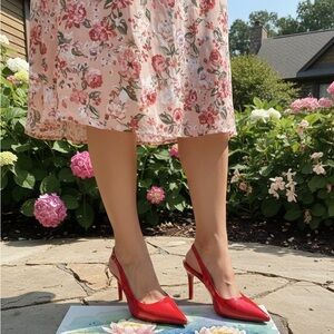 Fashion Nova Bold Red Pointed Heels